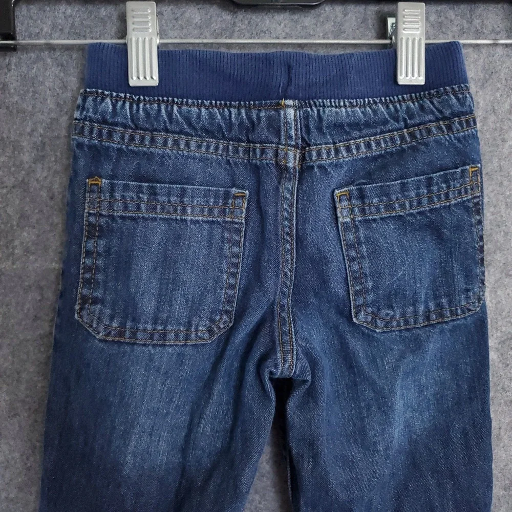 Simple Joys by Carters‎ Jeans Boys 3T Drawstring Pockets Solid Denim Distressed